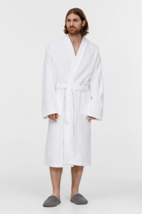Халат махровый Aeris, белый Халат махровый Aeris, белый