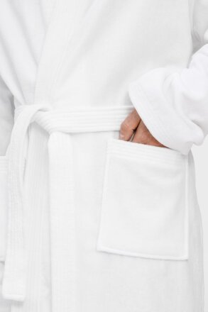 Халат махровый Aeris, белый Халат махровый Aeris, белый