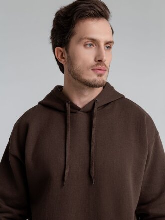 Толстовка с капюшоном Slam 320, темно-коричневая (шоколад) Толстовка с капюшоном Slam 320, темно-коричневая (шоколад)