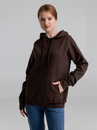 Толстовка с капюшоном Slam 320, темно-коричневая (шоколад) Толстовка с капюшоном Slam 320, темно-коричневая (шоколад)