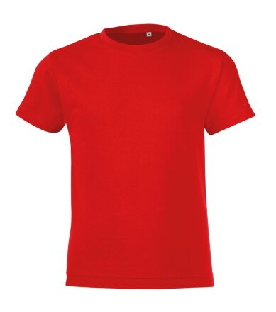Футболка детская Regent Fit Kids, красная Футболка детская Regent Fit Kids, красная