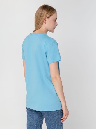 Футболка унисекс T-Bolka 160, голубая Футболка унисекс T-Bolka 160, голубая