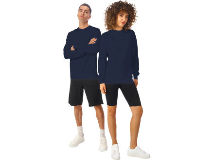 Свитшот Warsaw 220гр, унисекс, темно-синий Свитшот Warsaw 220гр, унисекс, темно-синий