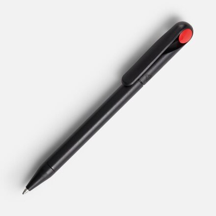 Ручка шариковая Prodir DS1 TMM Dot, черная с красным Ручка шариковая Prodir DS1 TMM Dot, черная с красным