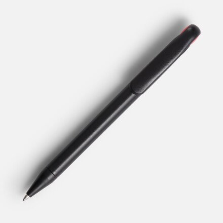 Ручка шариковая Prodir DS1 TMM Dot, черная с красным Ручка шариковая Prodir DS1 TMM Dot, черная с красным