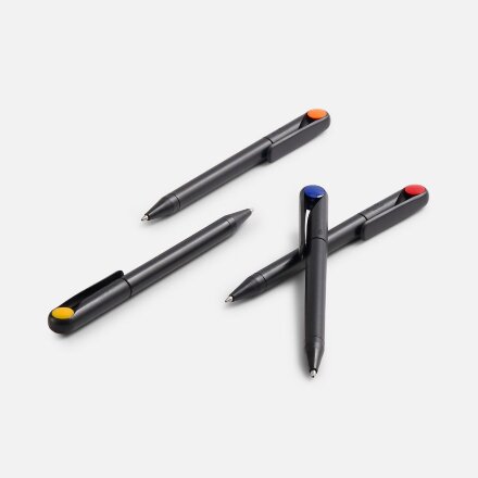Ручка шариковая Prodir DS1 TMM Dot, черная с красным Ручка шариковая Prodir DS1 TMM Dot, черная с красным