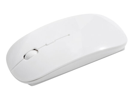 Мышь оптическая беспроводная Desmo в кейсе, слоновая кость Мышь оптическая беспроводная Desmo в кейсе, слоновая кость