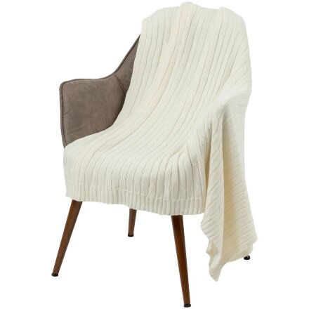 Плед Remit, молочно-белый Плед Remit, молочно-белый