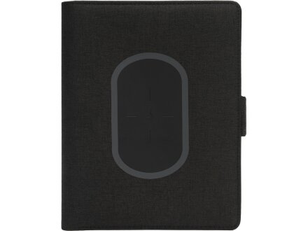 Органайзер с беспроводной зарядкой 5000 mAh Powernote, темно-серый Органайзер с беспроводной зарядкой 5000 mAh Powernote, темно-серый