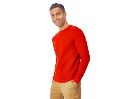 Свитшот Motion унисекс с начесом, красный Свитшот Motion унисекс с начесом, красный