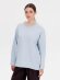Лонгслив унисекс Siluetti Fuori, светло-голубой Лонгслив унисекс Siluetti Fuori, светло-голубой