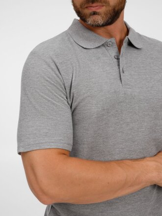 Рубашка поло унисекс Tervise, серый меланж Рубашка поло унисекс Tervise, серый меланж