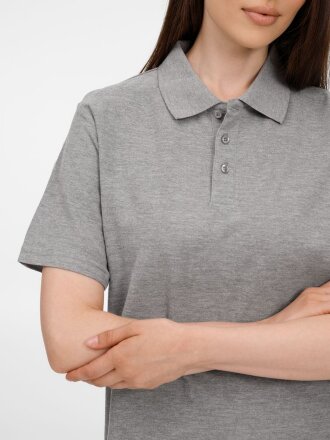 Рубашка поло унисекс Tervise, серый меланж Рубашка поло унисекс Tervise, серый меланж