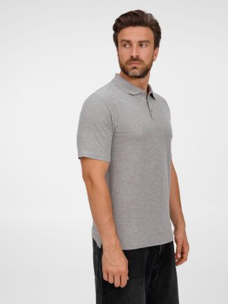 Рубашка поло унисекс Tervise, серый меланж Рубашка поло унисекс Tervise, серый меланж