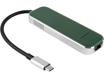 Хаб USB Rombica Type-C Chronos Green Хаб USB Rombica Type-C Chronos Green