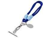 Брелок-браслет Bohemian c металлическим держателем для телефона, синий Брелок-браслет Bohemian c металлическим держателем для телефона, синий