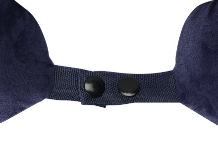 Подушка Basic из микрофибры с эффектом памяти U-shape, синий Подушка Basic из микрофибры с эффектом памяти U-shape, синий