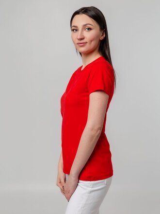 Футболка женская T-bolka Stretch Lady, красная Футболка женская T-bolka Stretch Lady, красная