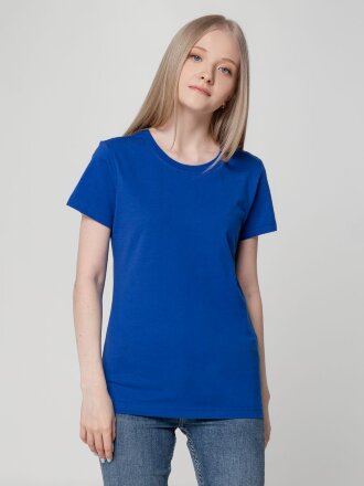 Футболка женская T-bolka Lady, ярко-синяя Футболка женская T-bolka Lady, ярко-синяя