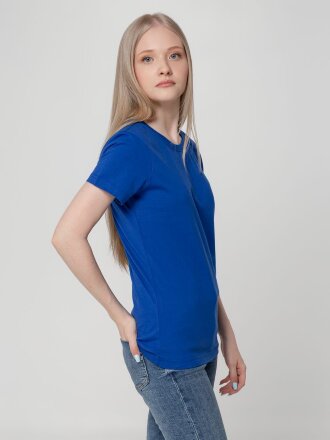 Футболка женская T-bolka Lady, ярко-синяя Футболка женская T-bolka Lady, ярко-синяя