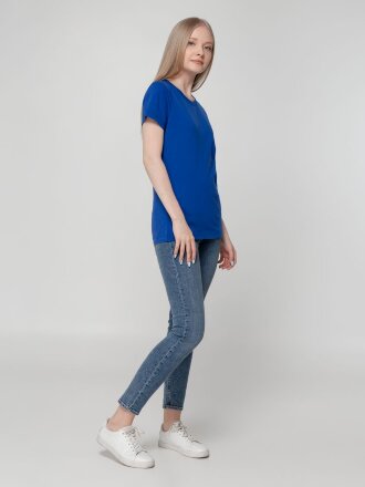 Футболка женская T-bolka Lady, ярко-синяя Футболка женская T-bolka Lady, ярко-синяя