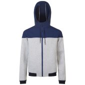 Куртка унисекс Voltage, серый меланж с темно-синим Куртка унисекс Voltage, серый меланж с темно-синим