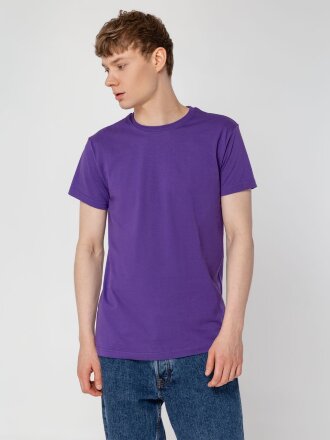 Футболка унисекс T-Bolka 160, фиолетовая Футболка унисекс T-Bolka 160, фиолетовая