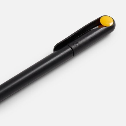 Ручка шариковая Prodir DS1 TMM Dot, черная с желтым