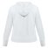 Толстовка женская Hooded Full Zip белая с нанесением логотипа