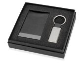 Набор Лонгвью: визитница, брелок, черный Набор Лонгвью: визитница, брелок, черный