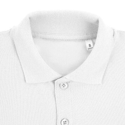 Рубашка поло детская Virma Kids, белая Рубашка поло детская Virma Kids, белая