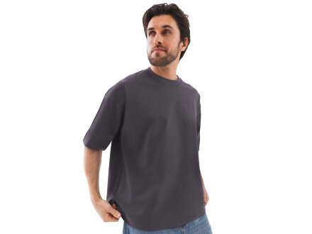 Футболка оверсайз Beta.01 унисекс, темно-серый