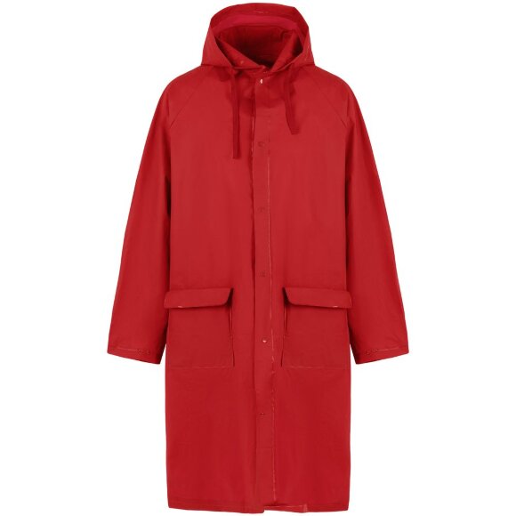 Дождевик RainDrop, красный с нанесением логотипа