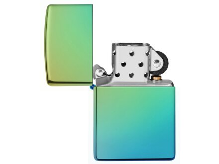 Зажигалка ZIPPO Classic с покрытием High Polish Teal, латунь/сталь, зелёная, глянцевая, 38x13x57 мм Зажигалка ZIPPO Classic с покрытием High Polish Teal, латунь/сталь, зелёная, глянцевая, 38x13x57 мм