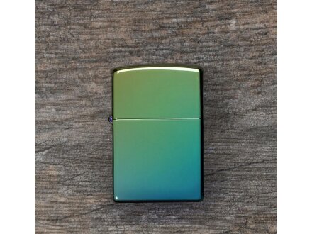 Зажигалка ZIPPO Classic с покрытием High Polish Teal, латунь/сталь, зелёная, глянцевая, 38x13x57 мм Зажигалка ZIPPO Classic с покрытием High Polish Teal, латунь/сталь, зелёная, глянцевая, 38x13x57 мм