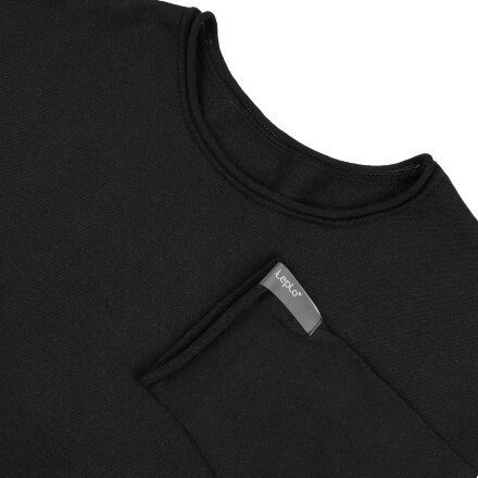 Лонгслив унисекс Siluetti Fuori, черный Лонгслив унисекс Siluetti Fuori, черный