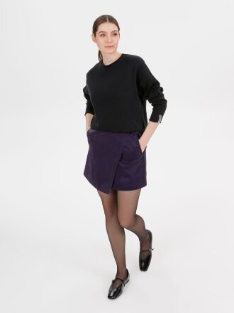 Лонгслив унисекс Siluetti Fuori, черный Лонгслив унисекс Siluetti Fuori, черный