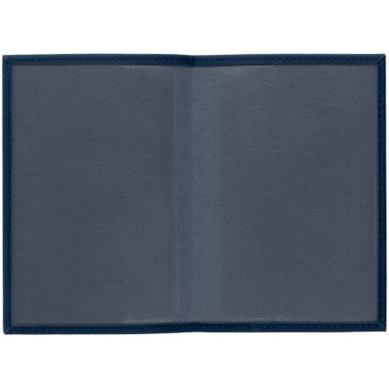 Обложка для паспорта Shall, синяя Обложка для паспорта Shall, синяя