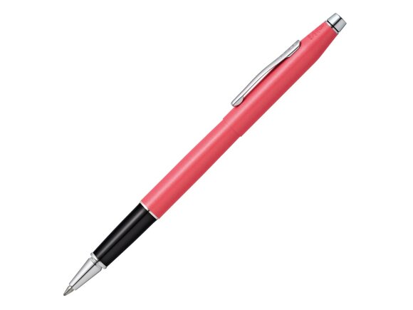 Ручка-роллер Selectip Cross Classic Century Aquatic Coral Lacquer, розовый с нанесением логотипа
