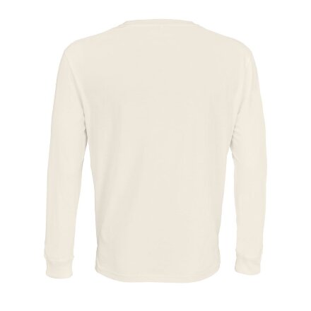 Футболка унисекс с длинным рукавом Pioneer LSL, молочно-белая Футболка унисекс с длинным рукавом Pioneer LSL, молочно-белая