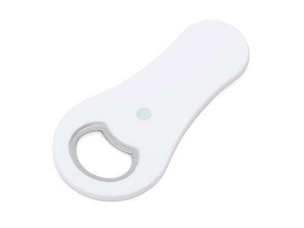 Открывашка для бутылок, с магнитом, белый Открывашка для бутылок, с магнитом, белый