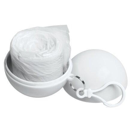 Дождевик в круглом футляре Nimbus, белый Дождевик в круглом футляре Nimbus, белый