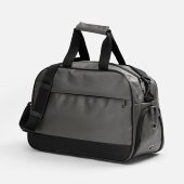 Спортивная сумка Atlantes, серая с черным Спортивная сумка Atlantes, серая с черным