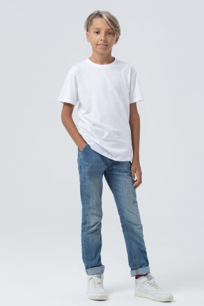 Футболка детская Regent Fit Kids, белая Футболка детская Regent Fit Kids, белая