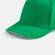 Бейсболка Long Beach, ярко-зеленая с белым Бейсболка Long Beach, ярко-зеленая с белым