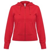 Толстовка женская Hooded Full Zip красная Толстовка женская Hooded Full Zip красная