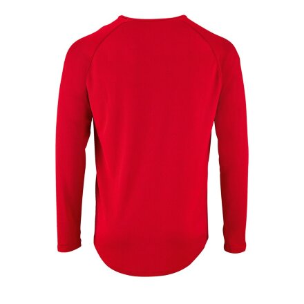 Футболка с длинным рукавом Sporty LSL Men, красная Футболка с длинным рукавом Sporty LSL Men, красная