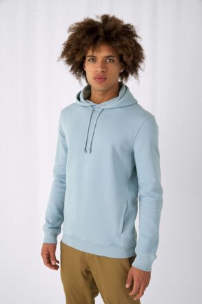 Толстовка с капюшоном унисекс BNC Inspire (Organic), розовая Толстовка с капюшоном унисекс BNC Inspire (Organic), розовая