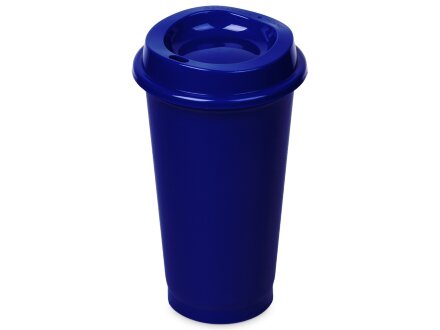 Стакан-тамблер SipGo, 400мл, синий 286С Стакан-тамблер SipGo, 400мл, синий 286С