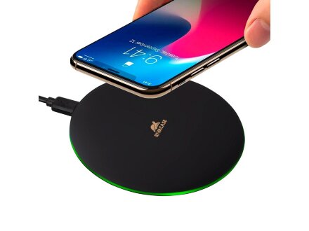 RIVACASE VA4908 беспроводное ЗУ черное 10W, 12/96 RIVACASE VA4908 беспроводное ЗУ черное 10W, 12/96
